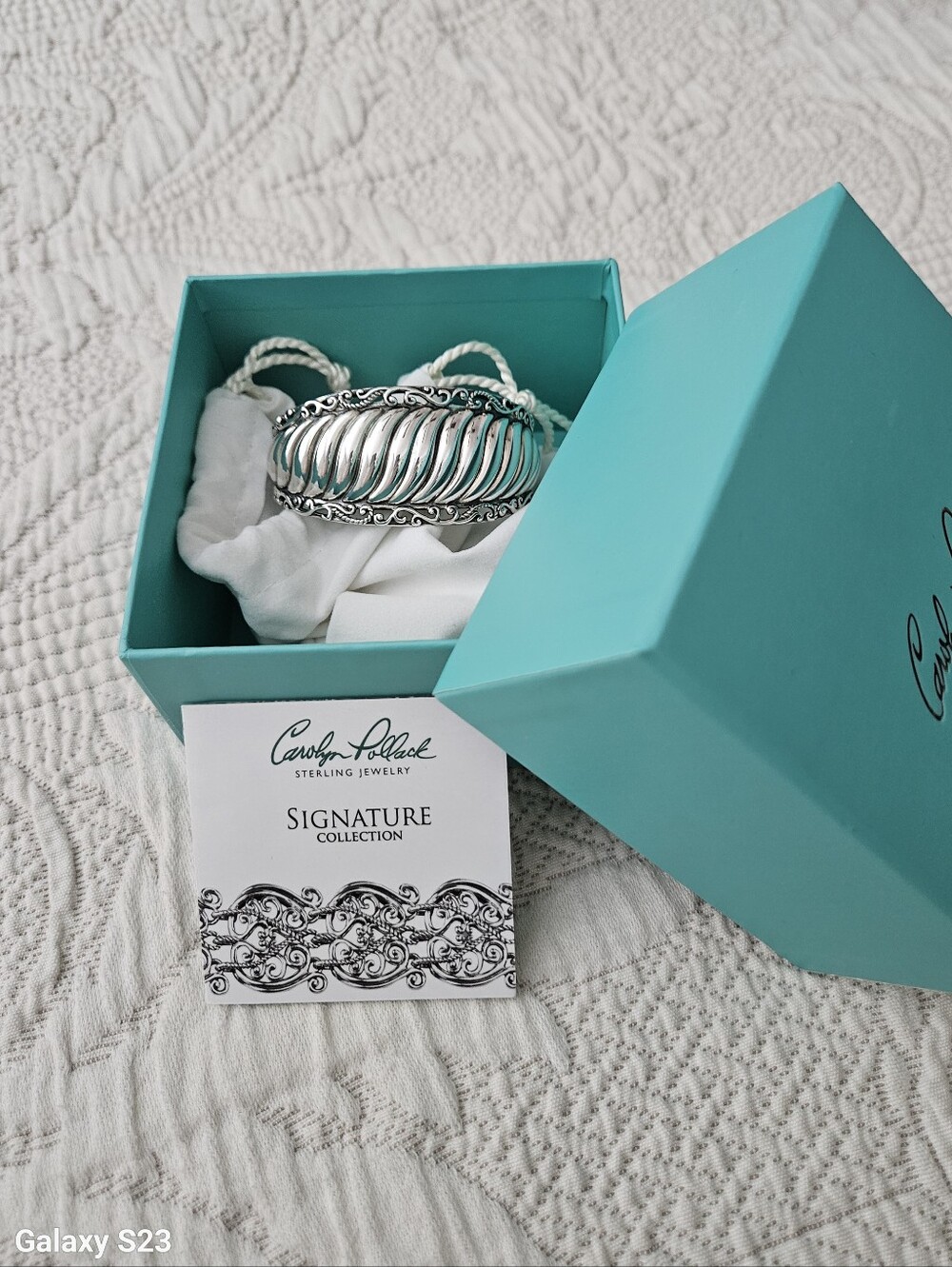 Carolyn Pollack Signature Collection Silver Cuff Bracelet